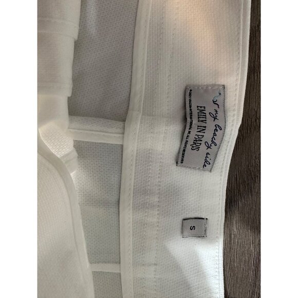 My Beachy Side X Emily in Paris Marin Sailor Pants - White NWT S - Picture 7 of 14